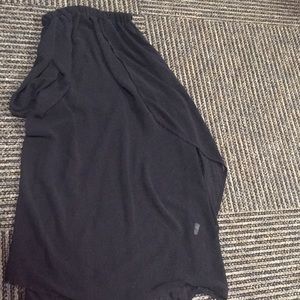 High low black dress